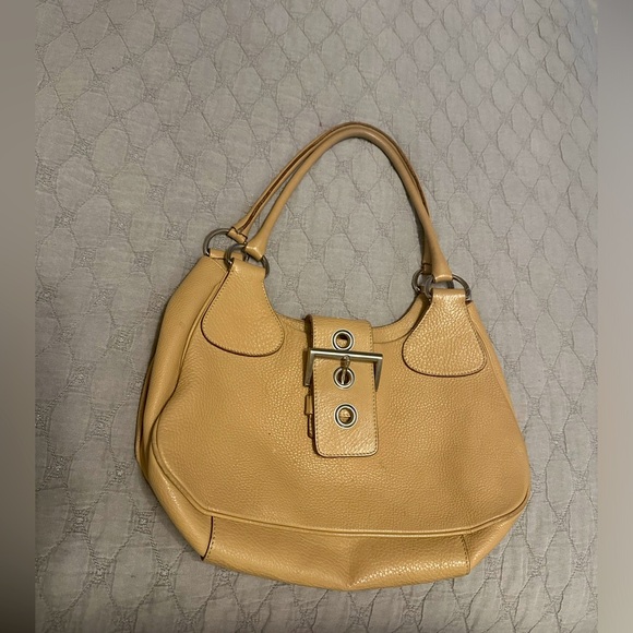 COPY - Prada- bag high-quality beige leather, elegance&formal.Used fabric on in… - Picture 1 of 4